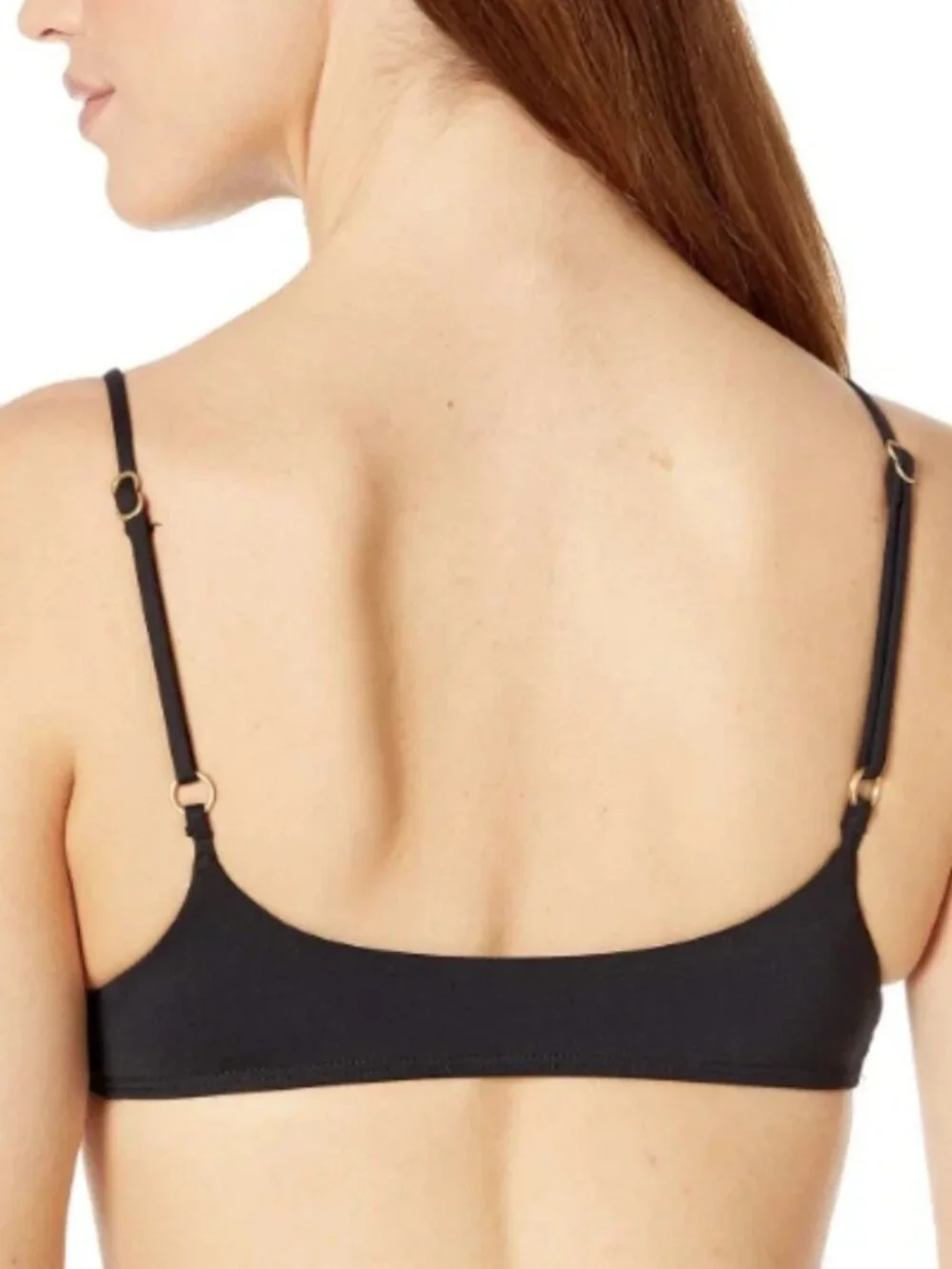 L*Space Black Piper Bikini Top Women's Swimsuit Beach Summer Size XS NWT